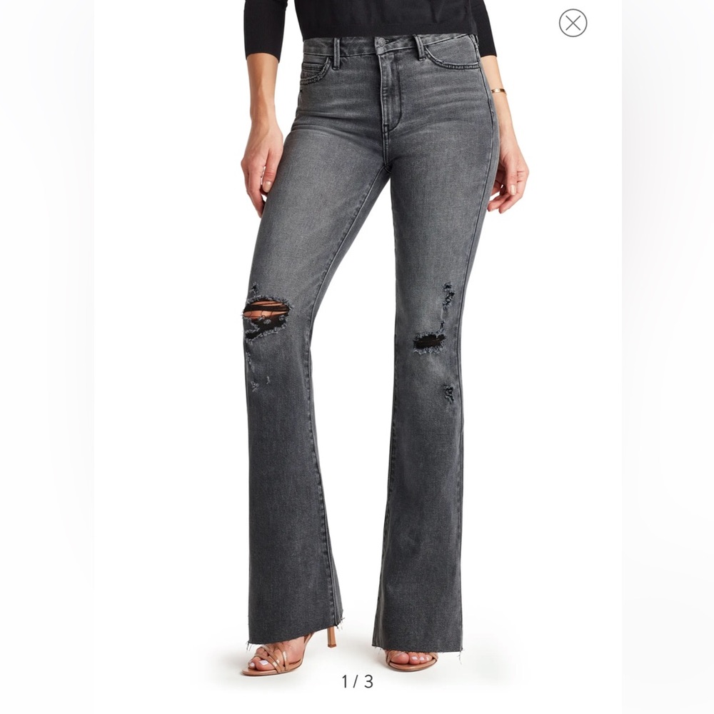 The Stiletto High Waist Distressed Flare Leg Jeans
SAM EDELMAN A